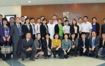 China education and exchange center - to the Middle East to discuss recruitment